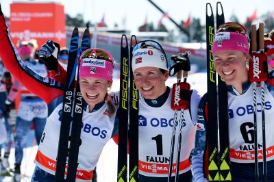 Sadie Maubet Bjornsen, Marit Bjørgen and 1 more