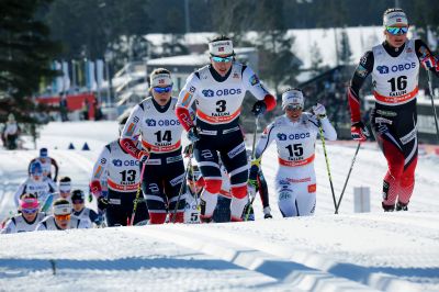 Marit Bjørgen, Astrid Uhrenholdt Jacobsen and 1 more