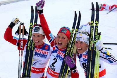 Charlotte Kalla, Marit Bjørgen and 1 more