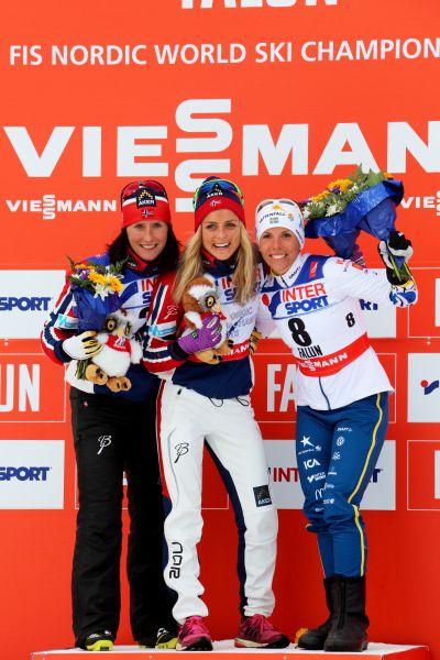 Charlotte Kalla, Marit Bjørgen and 1 more