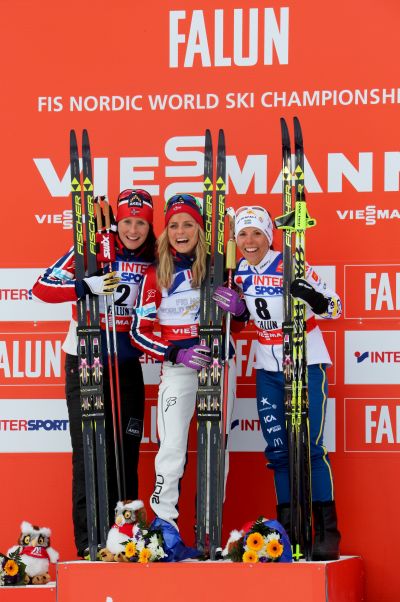 Charlotte Kalla, Marit Bjørgen and 1 more