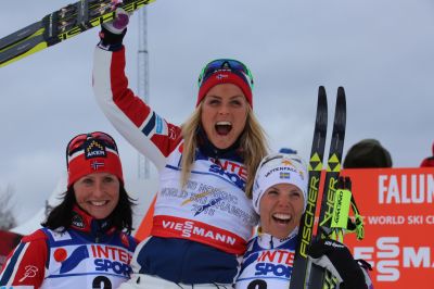 Charlotte Kalla, Marit Bjørgen and 1 more