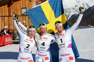 Johanna Hagström, Moa Lundgren and 1 more