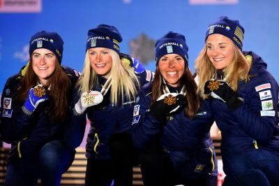 Ebba Andersson, Charlotte Kalla and 2 more