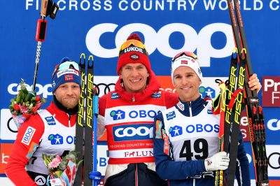 Martin Johnsrud Sundby, Alexander Bolshunov and 1 more