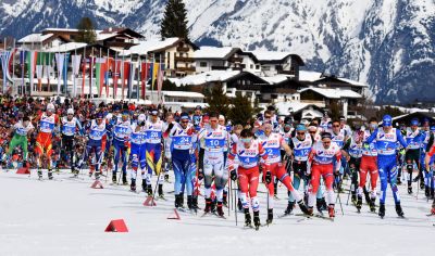 Group Cross Country skiing