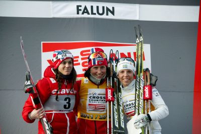 Charlotte Kalla, Marit Bjørgen and 1 more