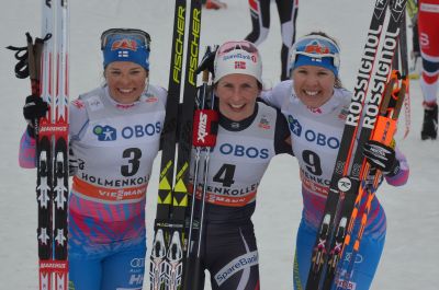 Marit Bjørgen, Kerttu Niskanen and 1 more