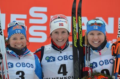 Marit Bjørgen, Kerttu Niskanen and 1 more