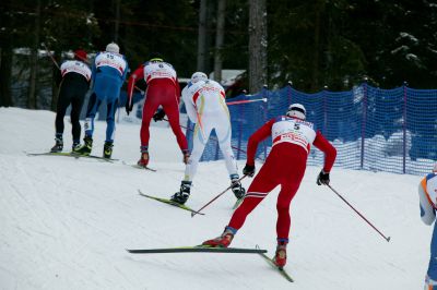 Group Cross Country skiing