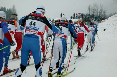 Group Cross Country skiing