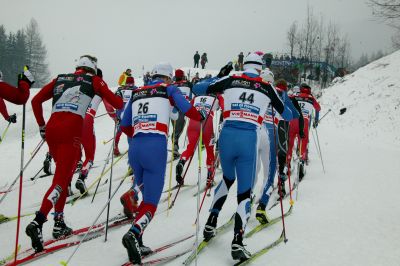 Group Cross Country skiing