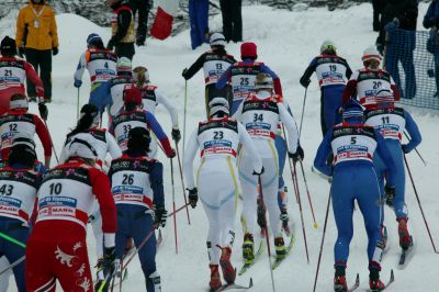 Group Cross Country skiing
