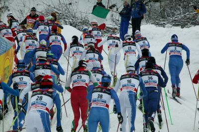 Group Cross Country skiing