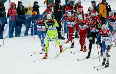 Group Cross Country skiing