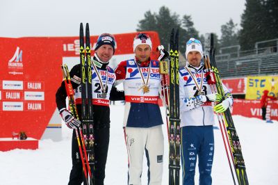 Petter Northug jr, Johan Olsson and 1 more