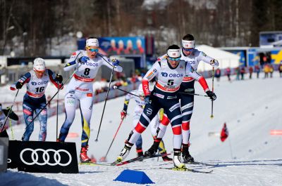 Marit Bjørgen, Anna Dyvik and 1 more