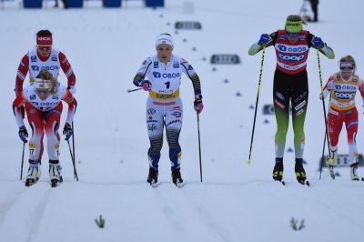 Maiken Caspersen Falla, Johanna Hagström and 1 more