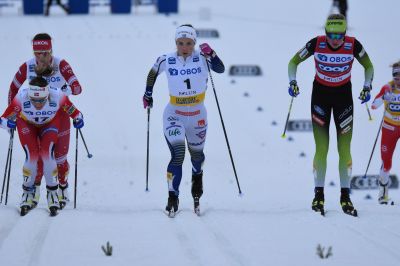 Maiken Caspersen Falla, Johanna Hagström and 1 more