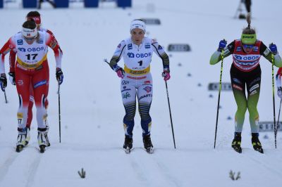 Maiken Caspersen Falla, Johanna Hagström and 1 more