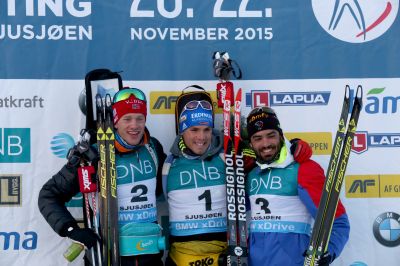 Tarjei Bø, Simon Fourcade and 1 more