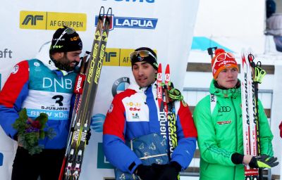 Benedikt Doll, Martin Fourcade and 1 more