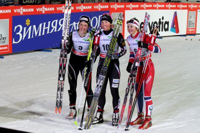 Kikkan Randall, Laurien Van Der Graaff and 1 more