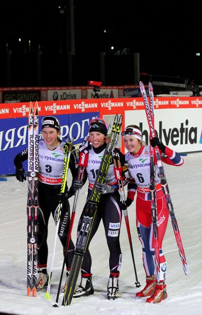 Kikkan Randall, Laurien Van Der Graaff and 1 more