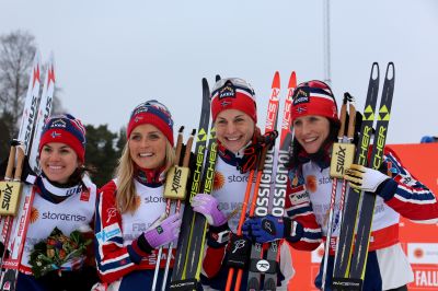 Marit Bjørgen, Astrid Uhrenholdt Jacobsen and 2 more