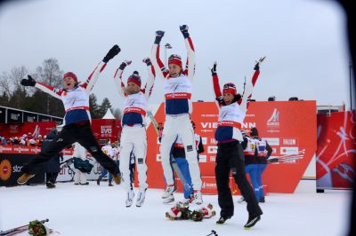 Marit Bjørgen, Astrid Uhrenholdt Jacobsen and 2 more