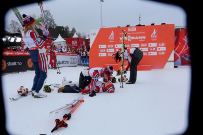 Marit Bjørgen, Astrid Uhrenholdt Jacobsen and 2 more