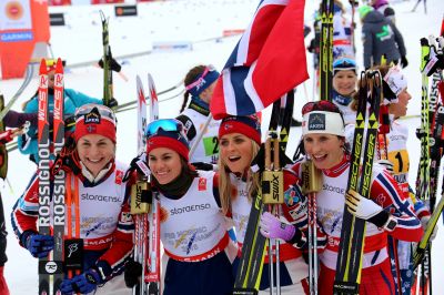 Marit Bjørgen, Astrid Uhrenholdt Jacobsen and 2 more