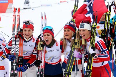 Marit Bjørgen, Astrid Uhrenholdt Jacobsen and 2 more