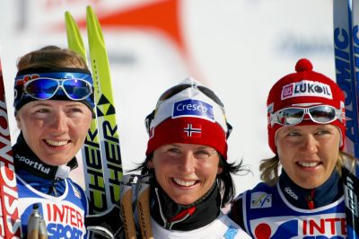 Marit Bjørgen, Virpi Kuitunen / Sarasvuo and 1 more
