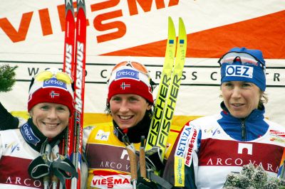 Marit Bjørgen, Katerina Neumannova and 1 more