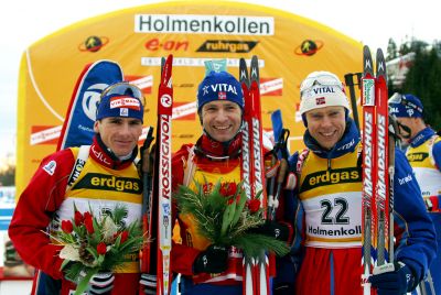 Ole Einar Bjørndalen, Halvard Hanevold and 1 more