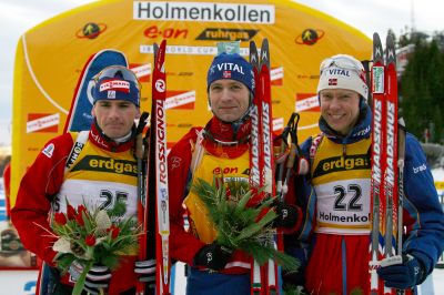 Ole Einar Bjørndalen, Halvard Hanevold and 1 more