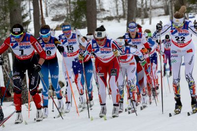 Marit Bjørgen, Justyna Kowalczyk and 1 more