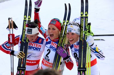 Charlotte Kalla, Marit Bjørgen and 1 more