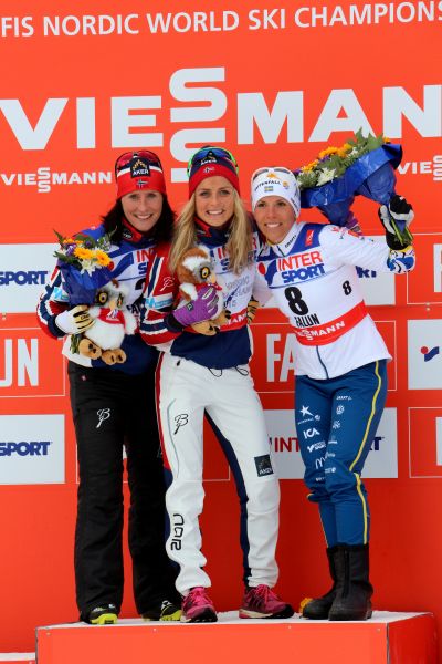 Charlotte Kalla, Marit Bjørgen and 1 more