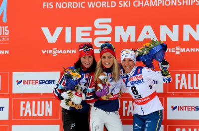 Charlotte Kalla, Marit Bjørgen and 1 more