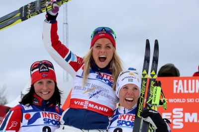 Charlotte Kalla, Marit Bjørgen and 1 more