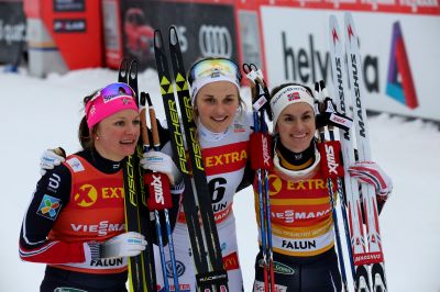 Stina Nilsson, Maiken Caspersen Falla and 1 more