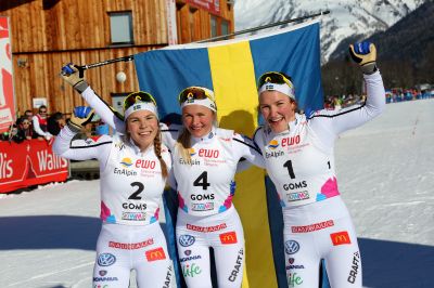 Johanna Hagström, Moa Lundgren and 1 more