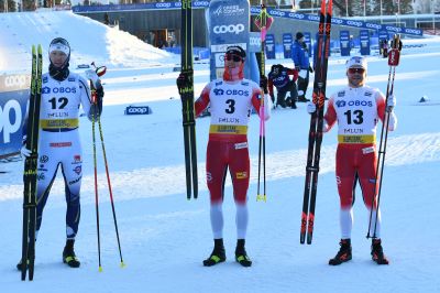 Oskar Svensson, Johannes Høsflot Klæbo and 1 more