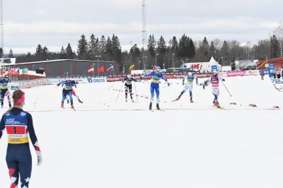 Jessica Diggins, Nadine Fähndrich and 2 more