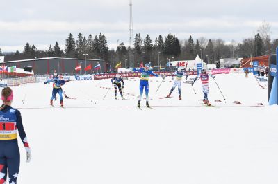 Jessica Diggins, Nadine Fähndrich and 2 more