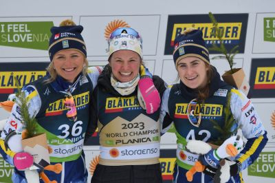 Ebba Andersson, Jessica Diggins and 1 more