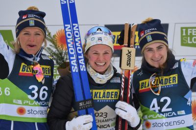 Ebba Andersson, Jessica Diggins and 1 more