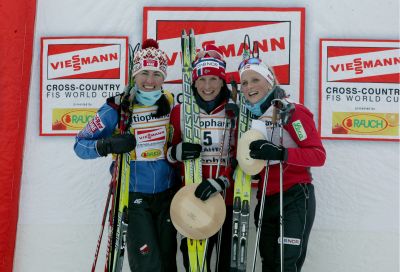 Marit Bjørgen, Therese Johaug and 1 more